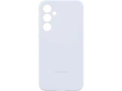 Samsung Silicone Case Backcover, für Samsung Galaxy A35 5G, Light Blue; Schutzhülle