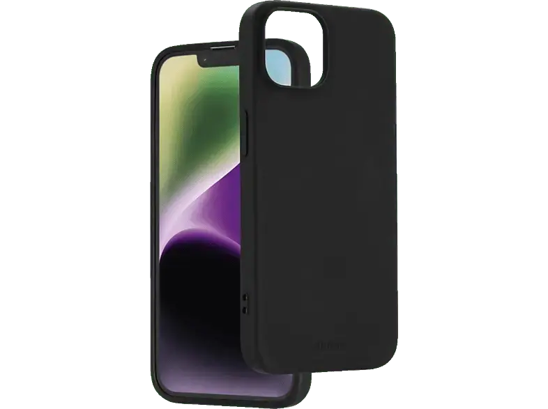 Hama Fantastic Feel Backcover, für Apple iPhone 14, Schwarz; Schutzhülle