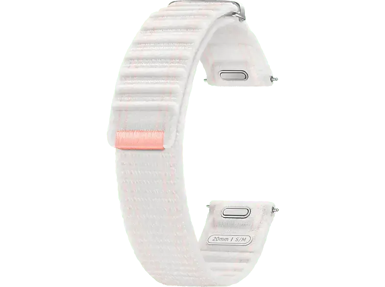 Samsung Fabric Band (S/M) für Galaxy Watch7, Pink White; Armband