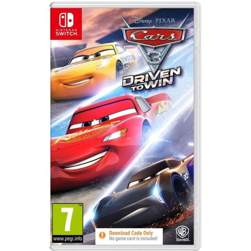 Игра Cars 3 Driven to Win - Код в Кутия (NSW)