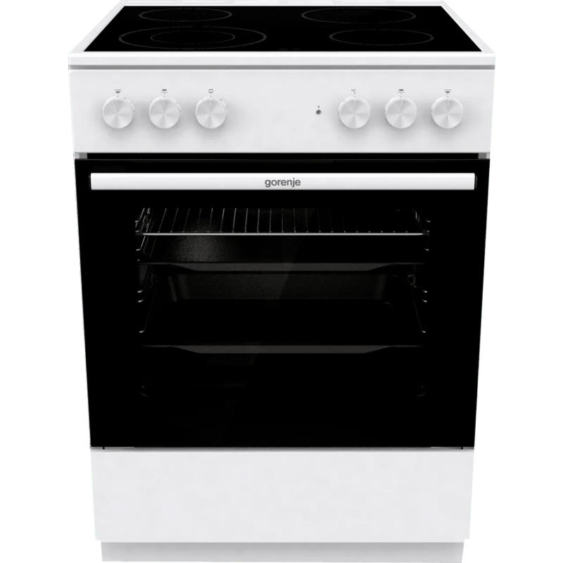 Готварска печка (ток) Gorenje GEC6A41WC , Бял , Керамични