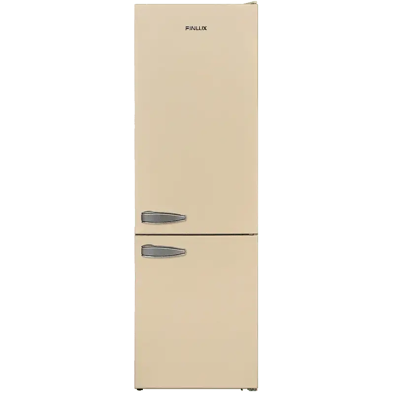 Хладилник с фризер Finlux FXCA 31320 BEE RETRO , 268 l, E , Статична , Бежов