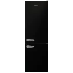 Хладилник с фризер Finlux FXCA 31330 BLE RETRO , 268 l, E , Статична , Черен