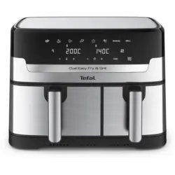 Уред за здравословно готвене Tefal EY905D10 DUAL EASY FRY & GRILL SS