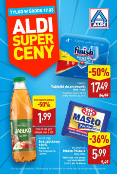 Aldi Gazetka - Promocja od 19.03.2025 | Strona: 1