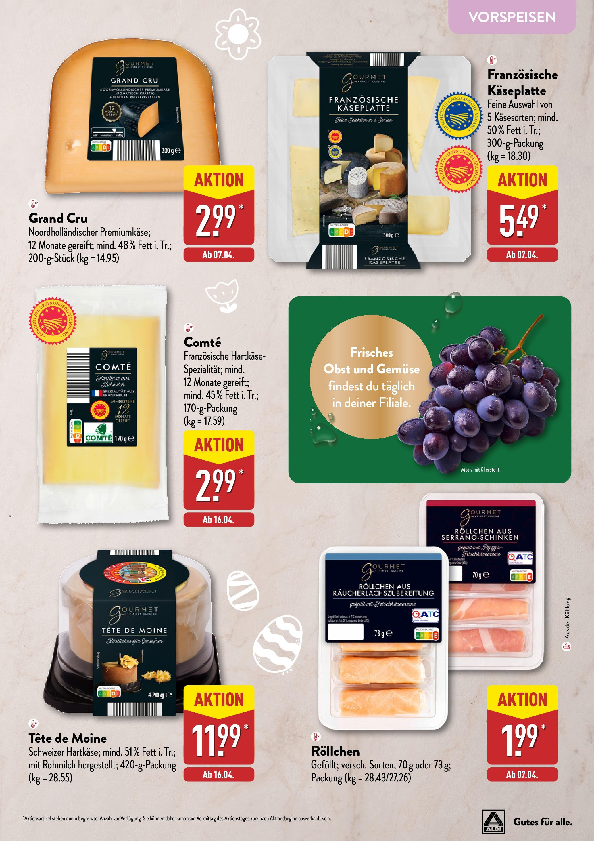 Aldi - ALDI Nord: Gourmet (ab 16.03.2025) » Angebote Online | Seite: 7