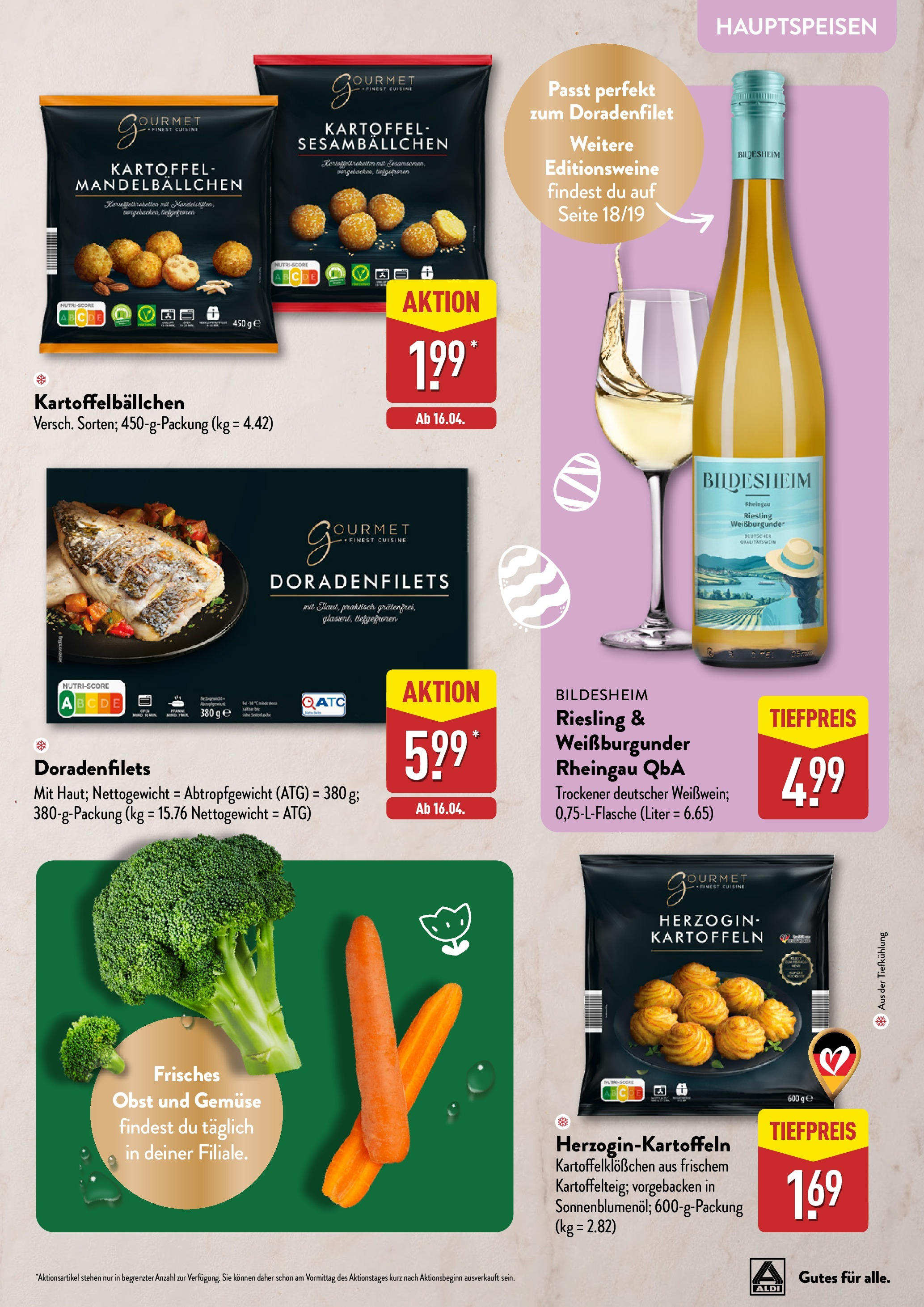 Aldi - ALDI Nord: Gourmet (ab 16.03.2025) » Angebote Online | Seite: 11