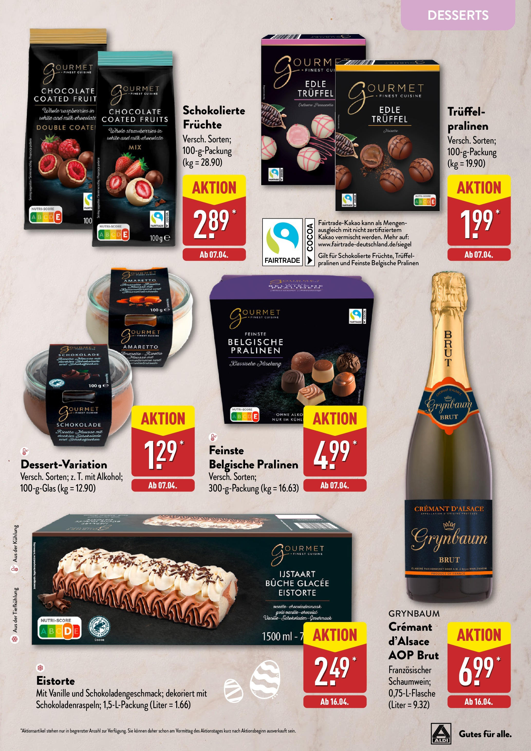 Aldi - ALDI Nord: Gourmet (ab 16.03.2025) » Angebote Online | Seite: 15