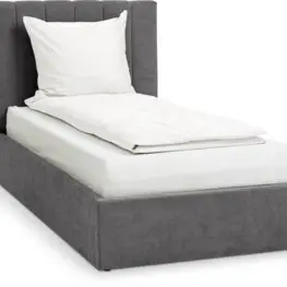 JYSK Cadru pat HASLEV 90x200 gri &icirc;nchis