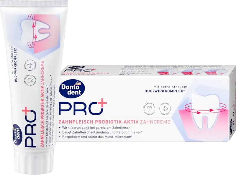 Dontodent PRO+ Zahnpasta Pro+ Zahnfleisch Probiotik Aktiv