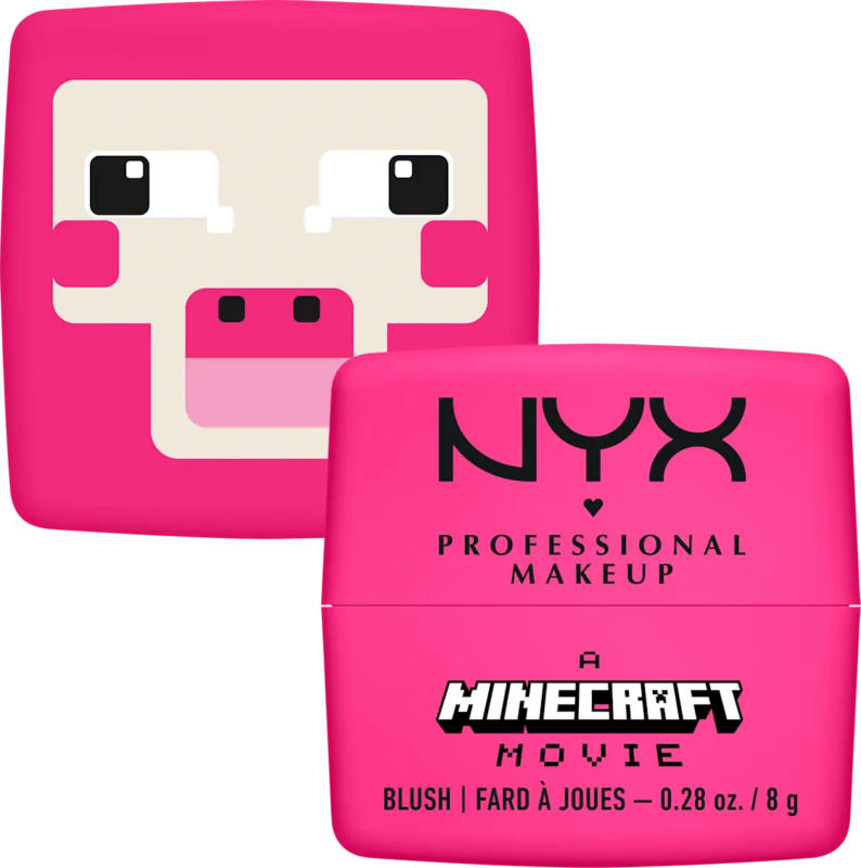 NYX PROFESSIONAL MAKEUP Blush A Minecraft Movie Cheeky Mob Balms Oh She Baaahd 05 Pink