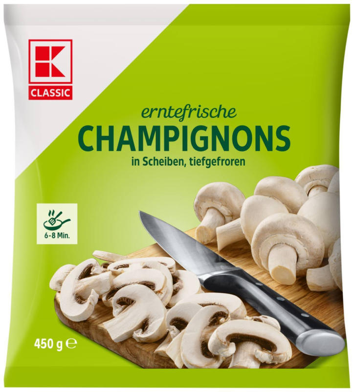 K-CLASSIC Гъби нарязани замразени
