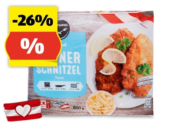 PRIMANA Hühnerschnitzel, 500 g