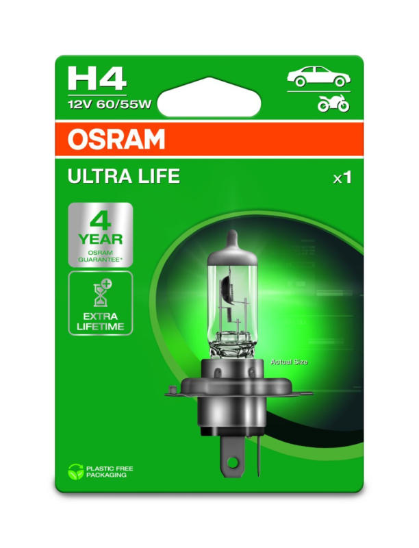 OSRAM Kрушка Н4 Ultra Live