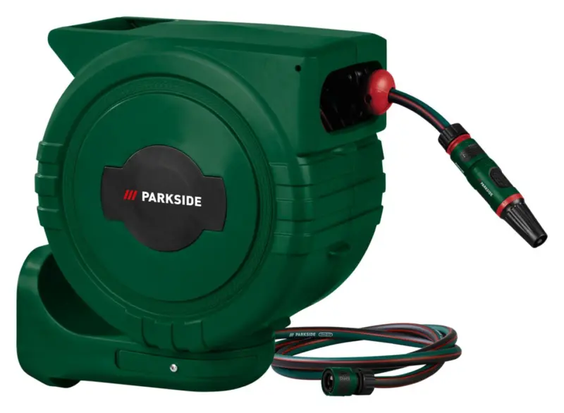 PARKSIDE® Стенен барабан за маркуч 25 м