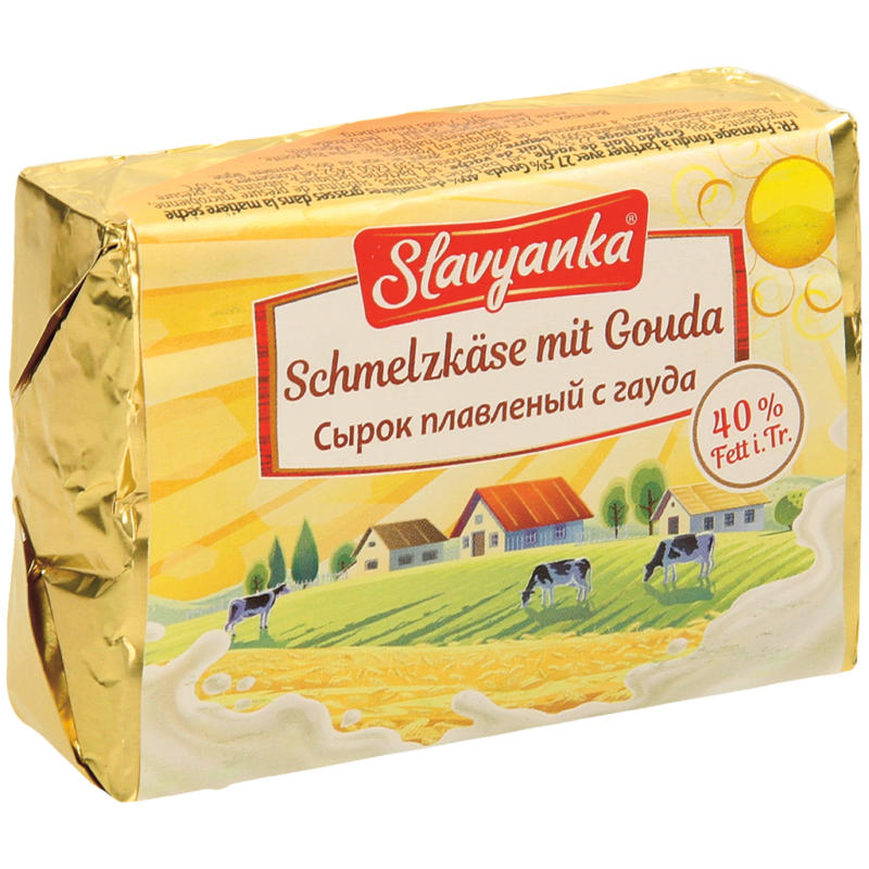 Streichfähiger Schmelzkäse mit 27,5% Gouda, 40% Fett i. Tr.