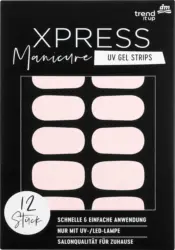 trend !t up UV Gel Nagelfolien XPRESS Manicure 120 Light Ros&eacute;