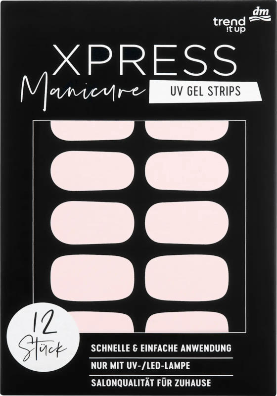 trend !t up UV Gel Nagelfolien XPRESS Manicure 120 Light Rosé