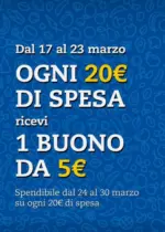 PickUp Per ogni 20€ di spesa riceverai un buono di 5€ - al 23.03.2025