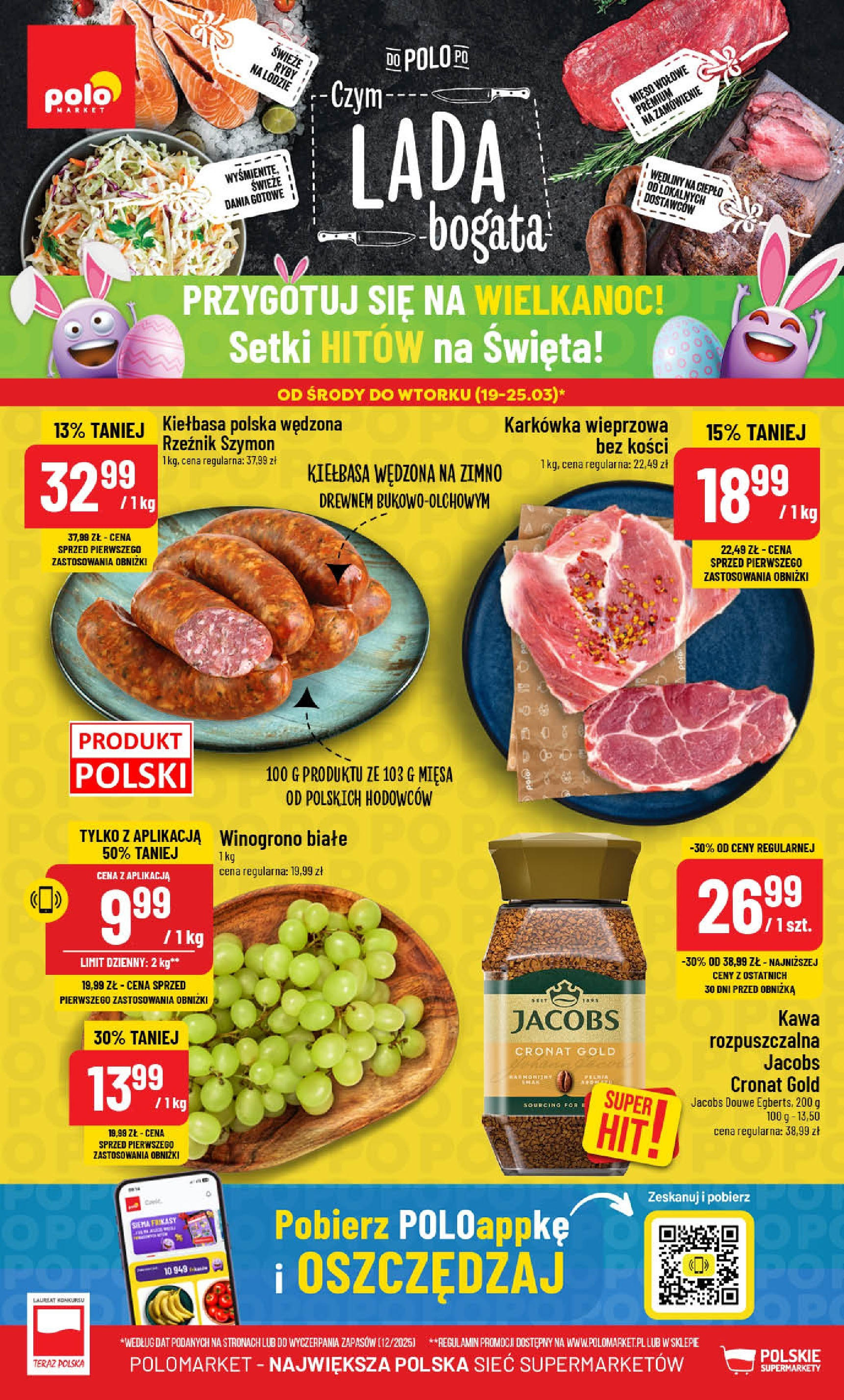 POLOmarket gazetka promocyjna (19.03.2025) - Nowa ulotka - Numer strony 1