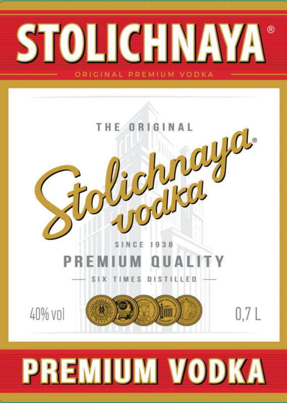 Stolichnaya Водка