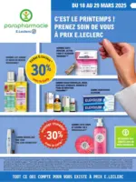 E.Leclerc Parapharmacie Prospectus Printemps - au 29.03.2025