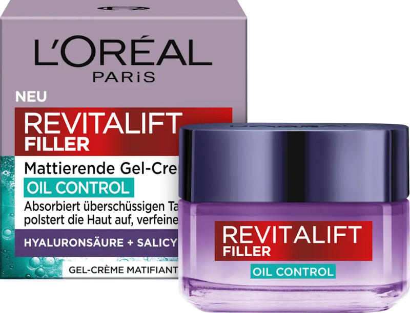 L'ORÉAL PARiS Gesichtsgel Revitalift Filler Oil Control mattierend