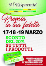 Al Risparmio Premia la tua fedeltà - al 19.03.2025