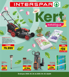 Interspar Akciós újság - amely érvényes a következő dátumtól: 19.03.2025