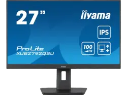 IIYAMA Prolite XUB2792QSU-B6 27 Zoll Monitor for Business, WQHD, 4 ms Reaktionszeit, 250 cd/m&sup2;, 100 Hz, Schwarz