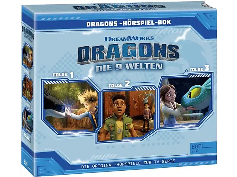 Dragons-die 9 Welten - Hörspiel-Box,Folge 1-3 [CD]