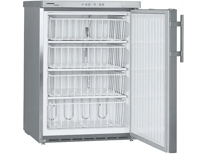 Liebherr GGU 1550 Gewerbe Gefrierschrank, Edelstahl, 133 l