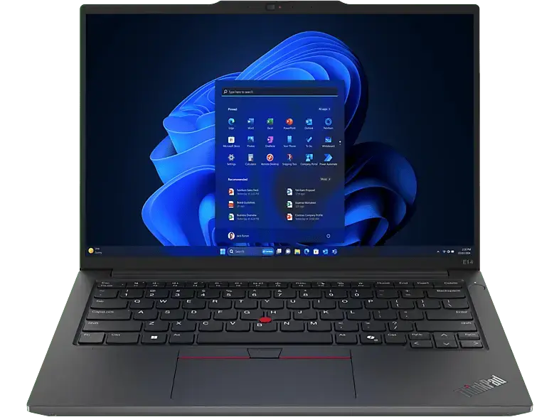 LENOVO ThinkPad E14 Gen 6 Notebook 14 Zoll, WUXGA, AMD Ryzen™ 5 7535HS Prozessor, 32 GB RAM, 1 TB SSD, Windows 11 Pro, Radeon™ 660M, Schwarz