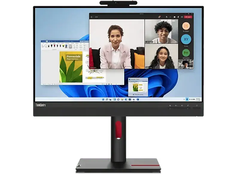 LENOVO ThinkCentre Tiny-In-One 24 Gen 5 23,8 Zoll Monitor for Business, Full-HD, 6 ms Reaktionszeit, 60 Hz, Schwarz