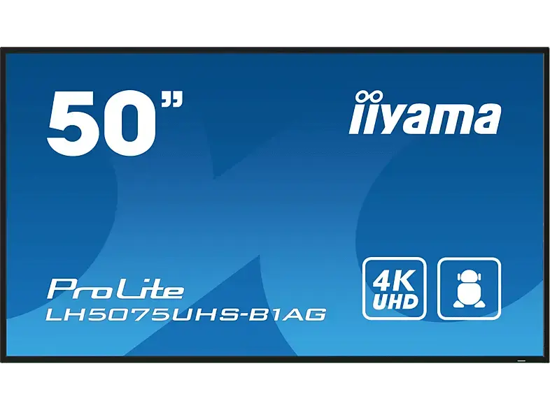 iiyama ProLite LH5075UHS-B1AG 50 Zoll professionelles Digital Signage Display mit 4K UHD-Aufl&ouml;sung; Digital Signage-Display