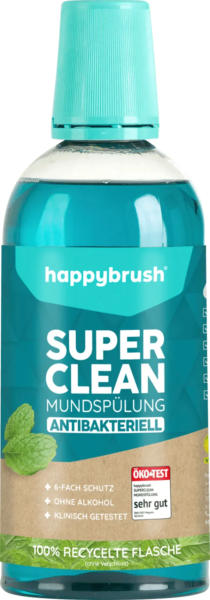 happybrush Mundspülung Super Clean