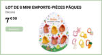 Alice Délice Lot de 6 mini emporte-pièces en plastique Pâques - au 02.04.2025