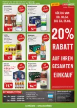 Markgrafen Getränkemarkt Markgrafen: Eröffnungsschnäppchen - bis 09.04.2025