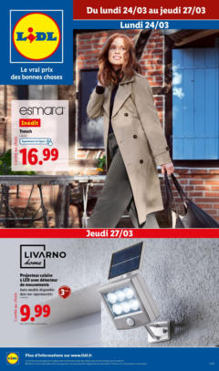 LIDL - Prévisualisation de LIDL - Restez stylé toute l'année chez Lidl en découvrant les pièces tendances Esmara. valide à partir de 23.03.2025