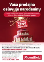 Vaša predajňa oslavuje narodeniny