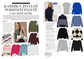M&S představuje: Kašmír v živelné podzimní paletě