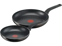 Tefal B55490 Extra Cook & Clean 2-tgl. Pfannenset (Aluminium, passend für alle Herdarten außer Induktion)