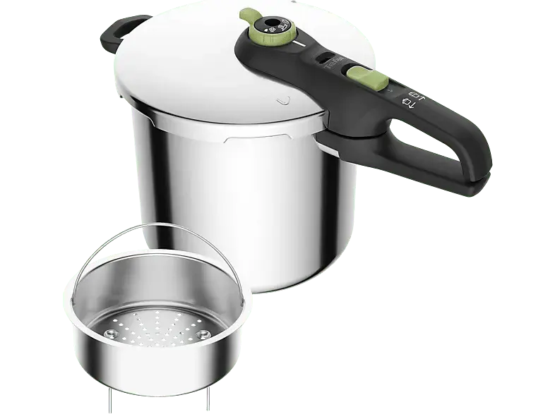 Tefal P2584402 Secure Trendy 8l Schnellkochtopf mit Korb