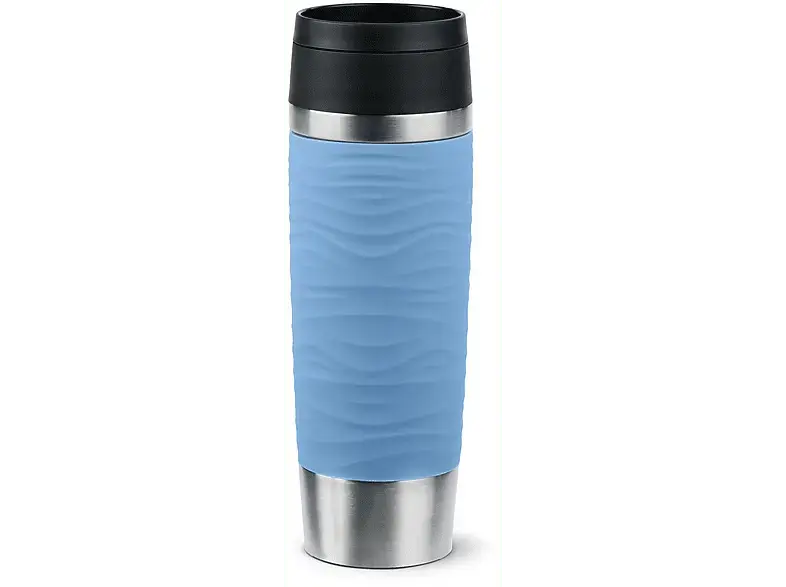 Emsa Travel Mug Classic Wave 0.5l, Pastellblau; Trinkbecher