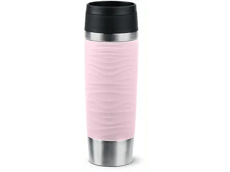 Emsa Travel Mug Classic Wave 0.5l, Pastellrosa; Trinkbecher