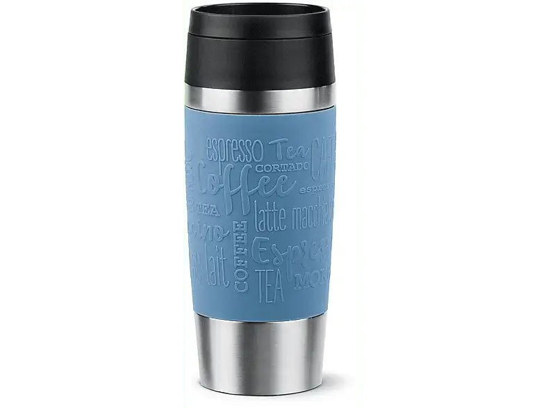 Emsa Travel Mug Classic Thermo-/Isolierbecher, 0.36l, Aquablau; Trinkflasche
