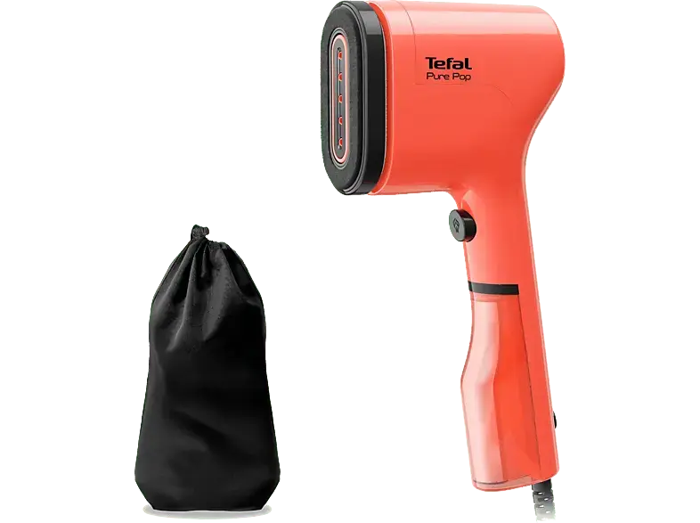 Tefal DT2022 Pure Pop Dampfbürste (1300 Watt Wassertank, Korallenrot)