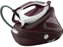 Tefal GV 9721 Pro Express Ultimate II Dampfbügelstation (7,9 bar, 3000 Watt, 1,2 l Wassertank, Weiß/metallic Weinrot)