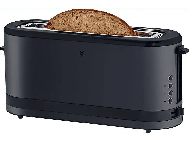 WMF Küchenminis® Toaster (Deep Black, 900 Watt, Schlitze: 1)