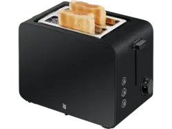WMF Stelio Toaster (Deep Black, 900 Watt, Schlitze: 2)